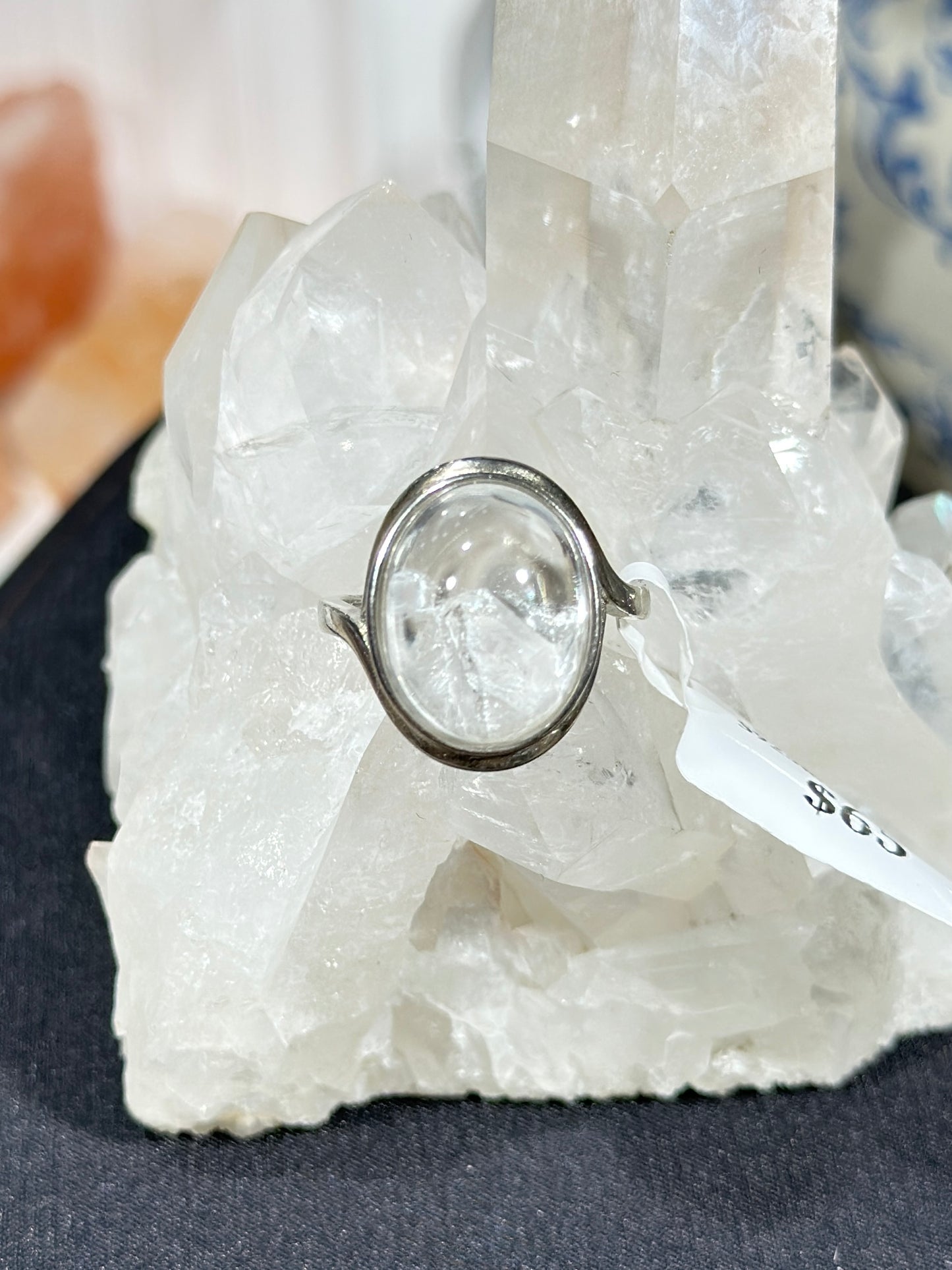 晶中晶S925银戒指