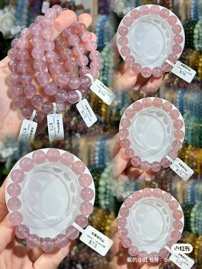 Purple pink emerald crystal