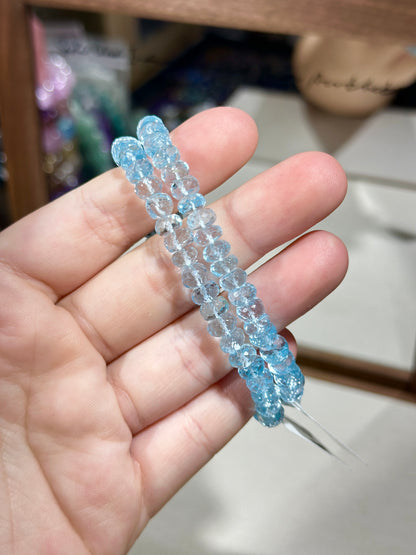 Blue Topaz Abacus Cut