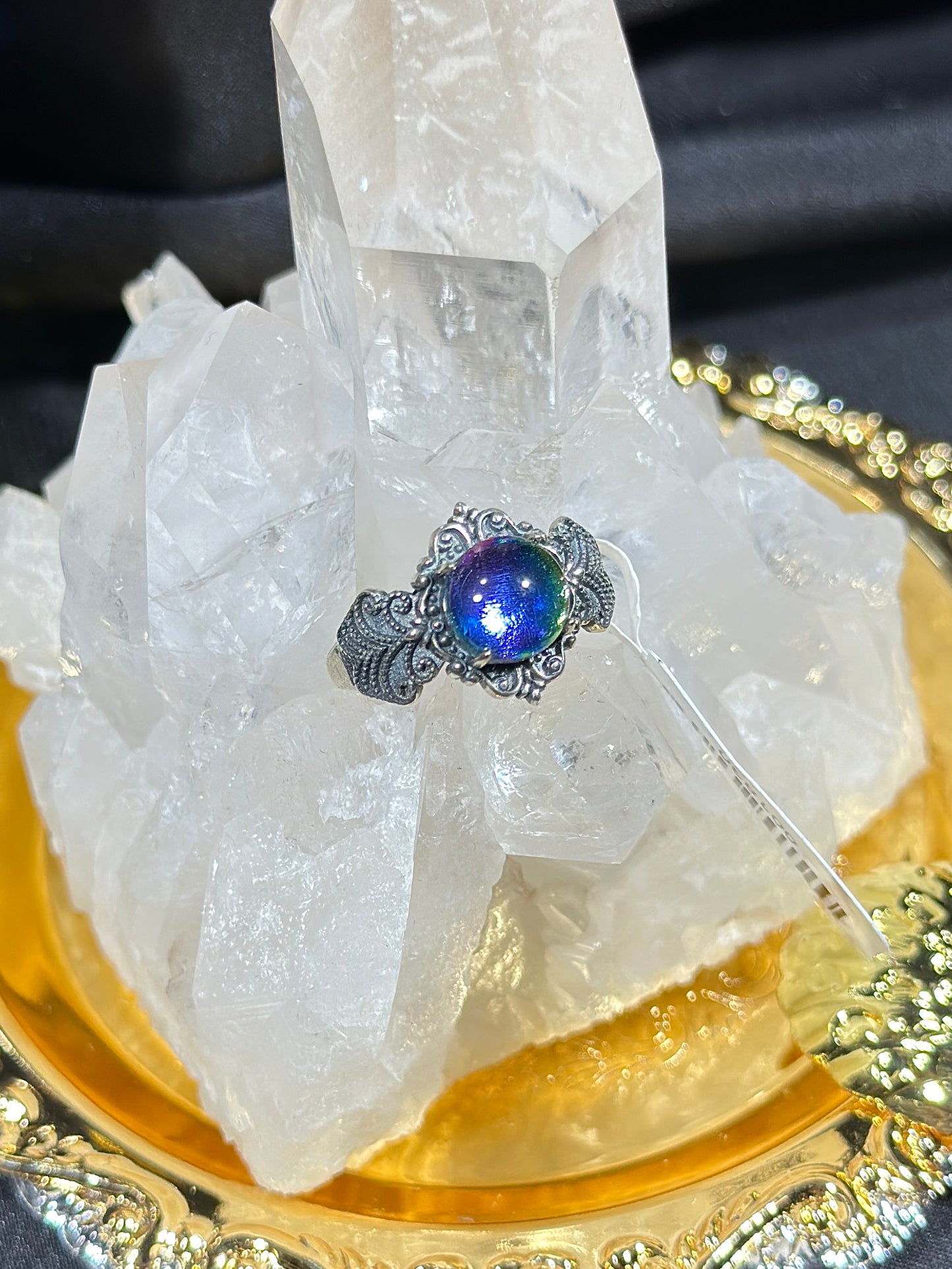 Colorful Sky Iron S925 Silver Ring