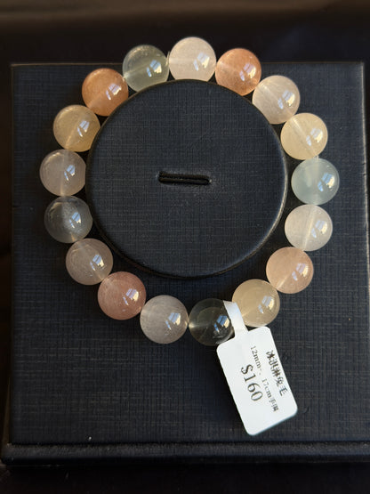 Ice cream colored rabbit fur crystal