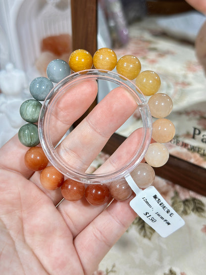 顺发彩虹兔毛水晶