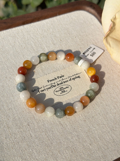 Candy-colored rabbit fur crystal