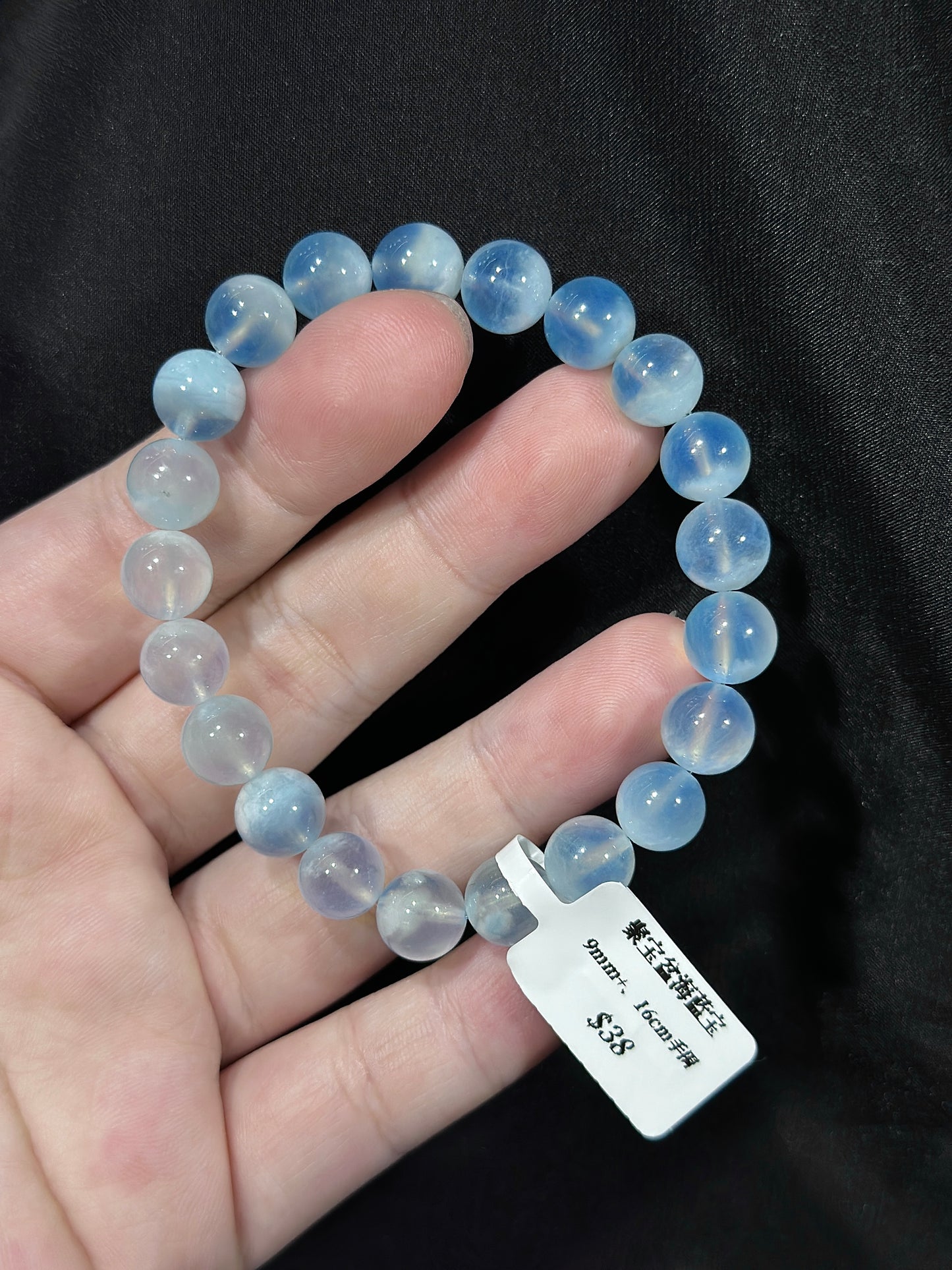 Cornucopia blue sky white clouds aquamarine