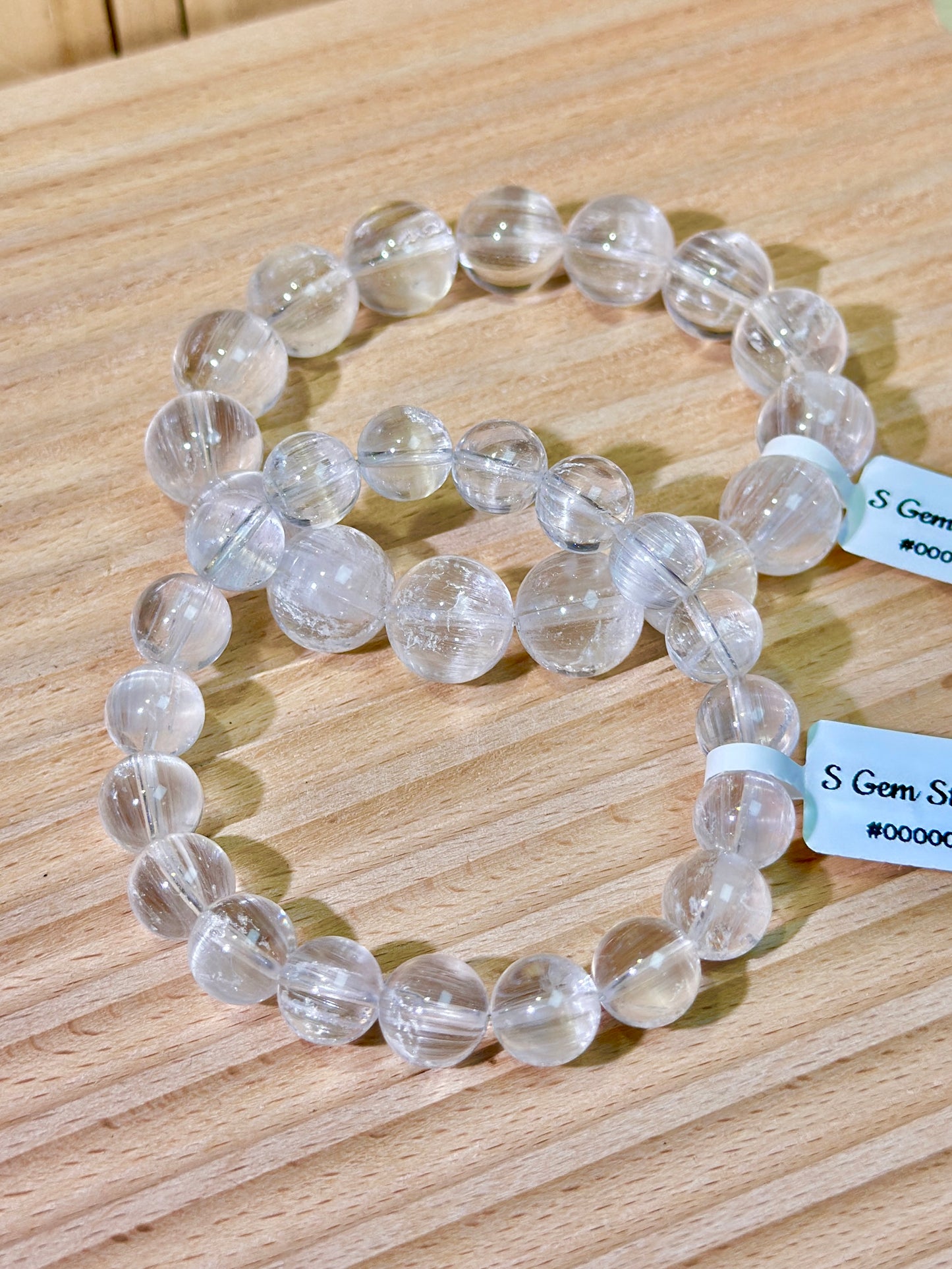 Cat's Eye Brushed White Topaz