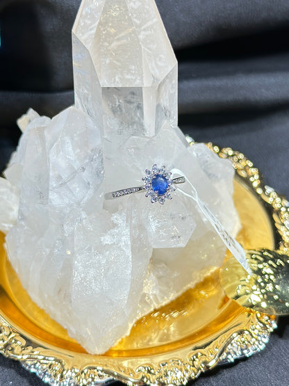 Sapphire S925 silver ring-1