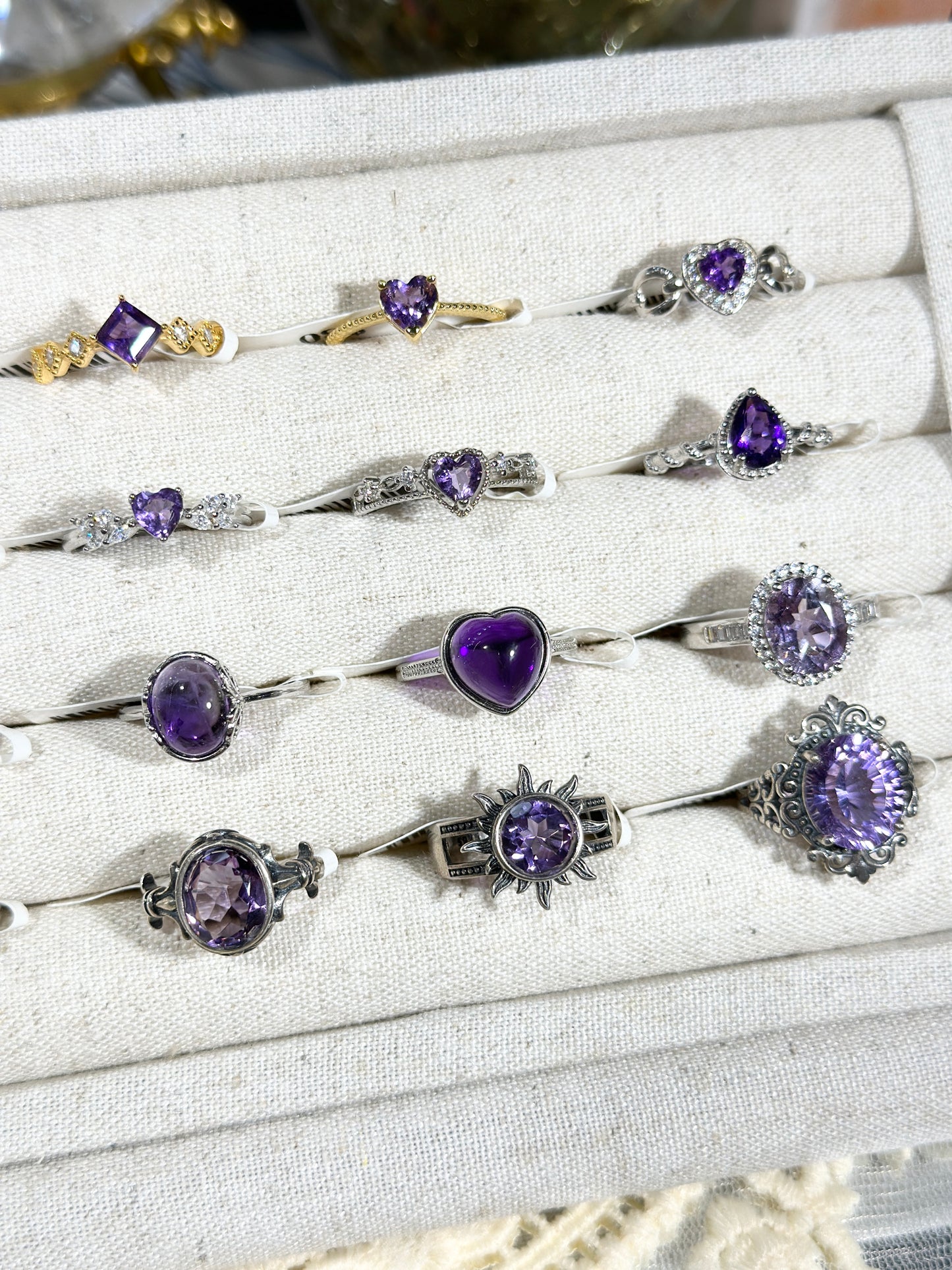 Amethyst Ring S925 Silver