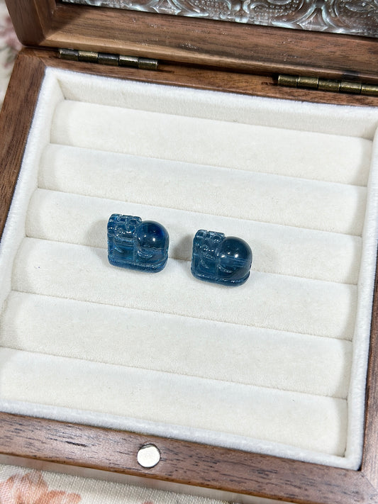 Devil Blue Sea Sapphire Pixiu