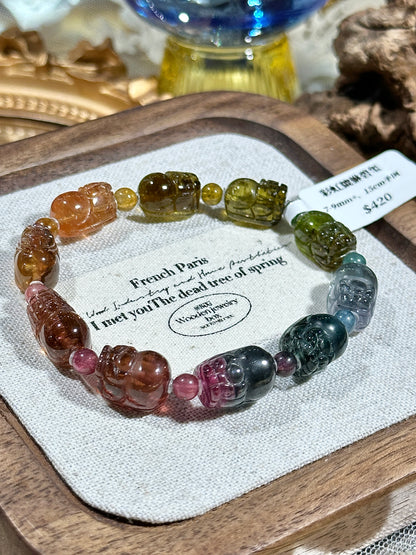 Rainbow Tourmaline Pixiu