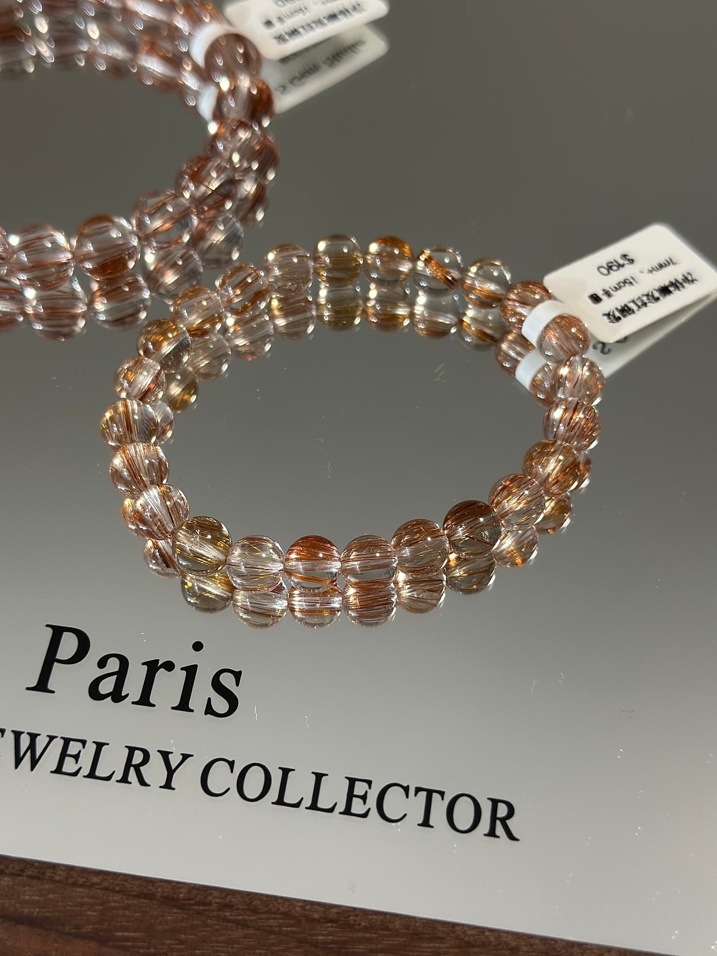 Clean body smooth hair red copper crystal