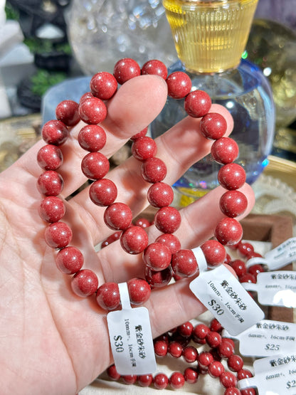 Purple gold sand cinnabar