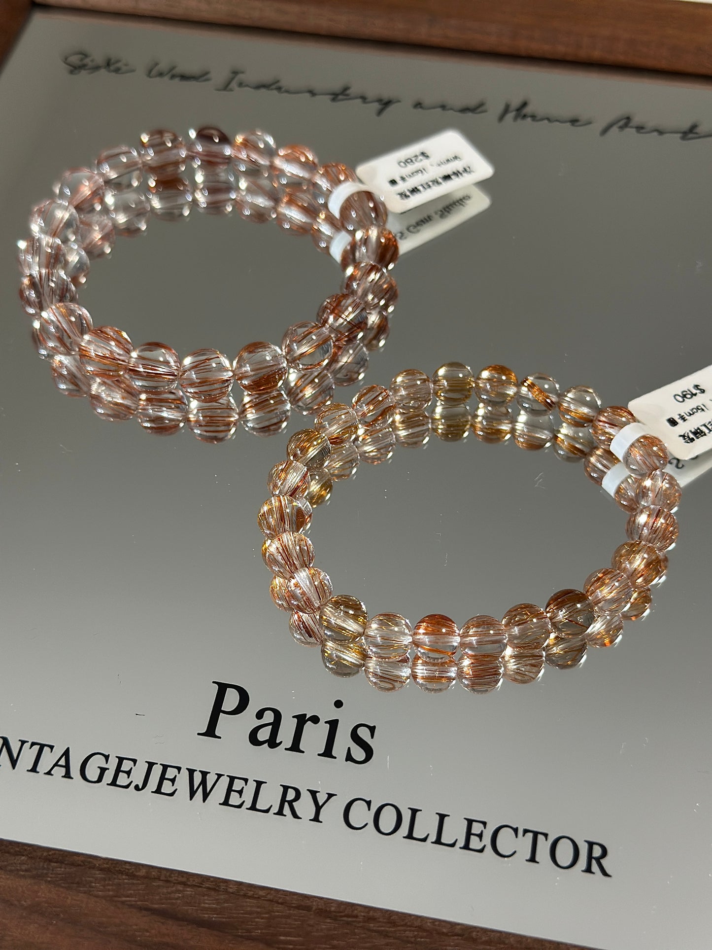 Clean body smooth hair red copper crystal