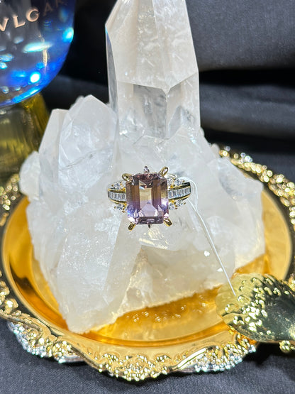 Ametrine S925 Silver Ring