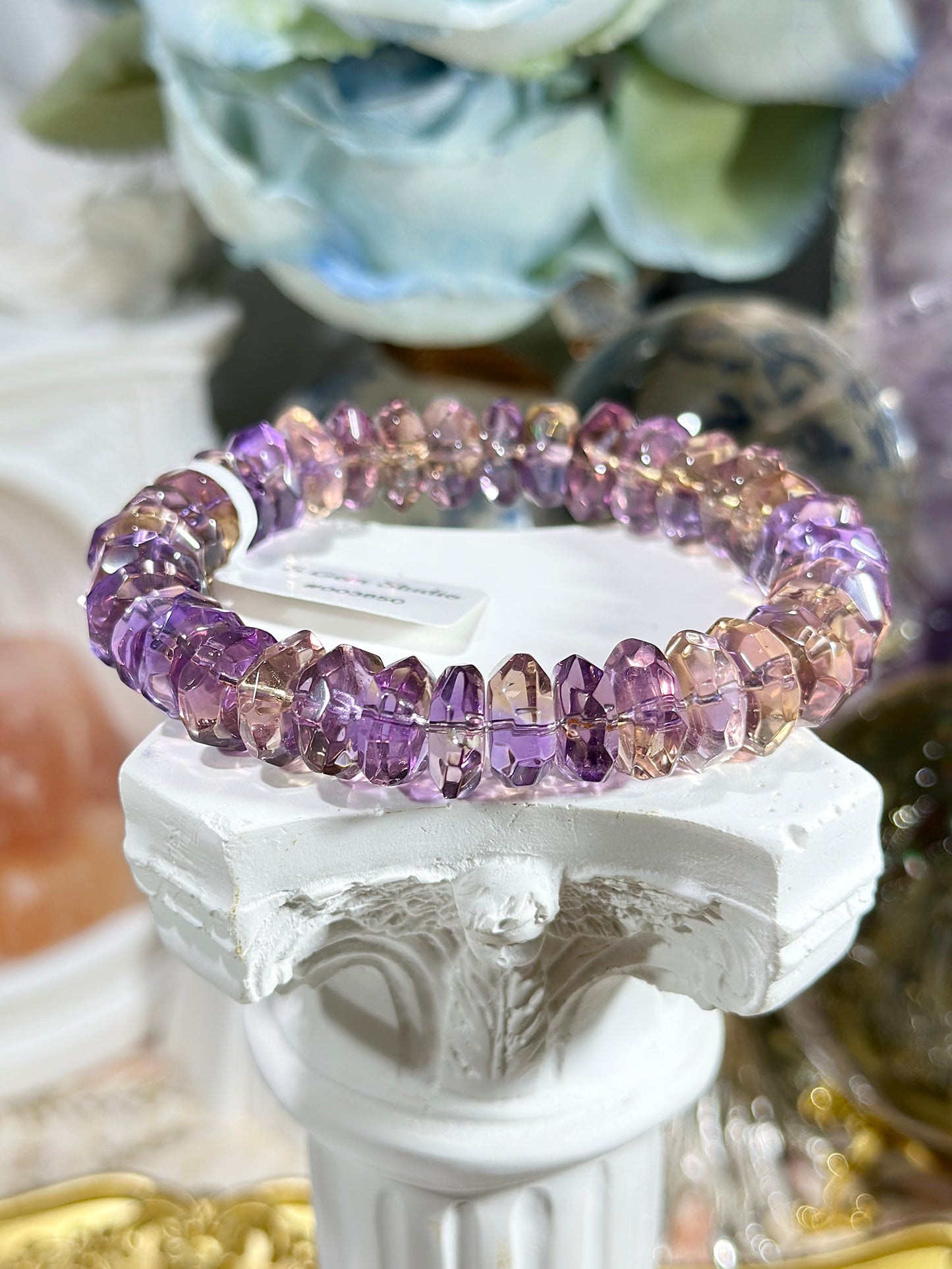 Ametrine diamond cut