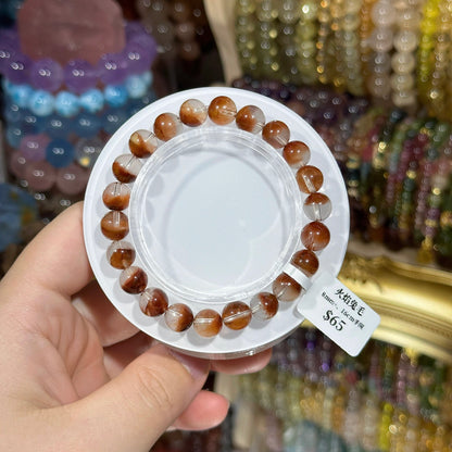 Flame red rabbit fur