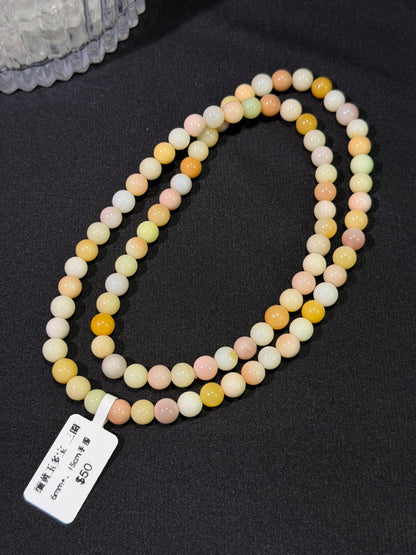 缅黄玉多宝多圈