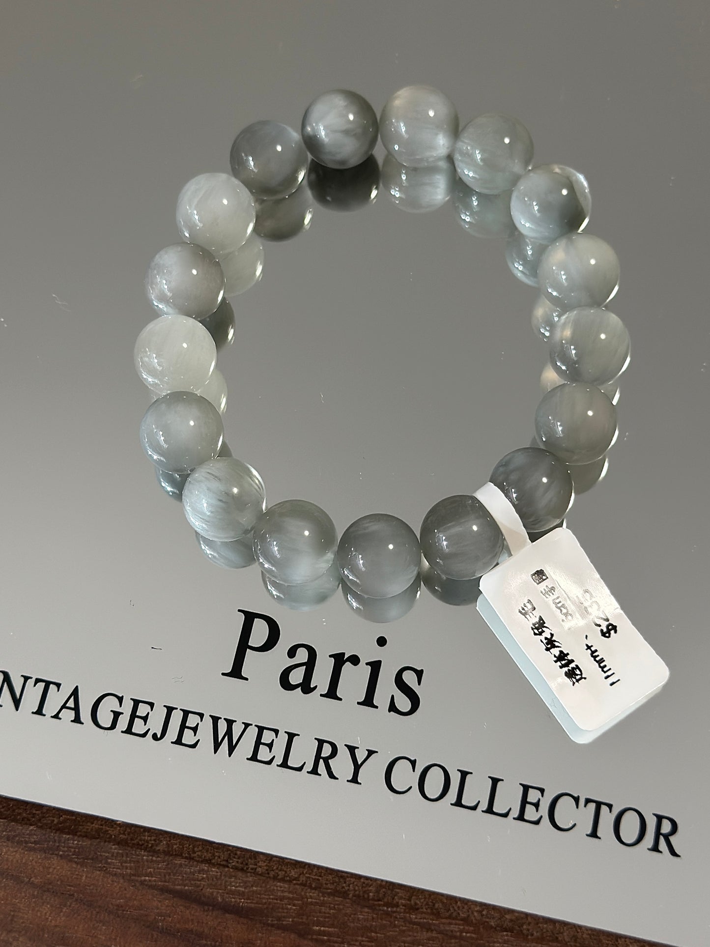 透体灰兔毛水晶