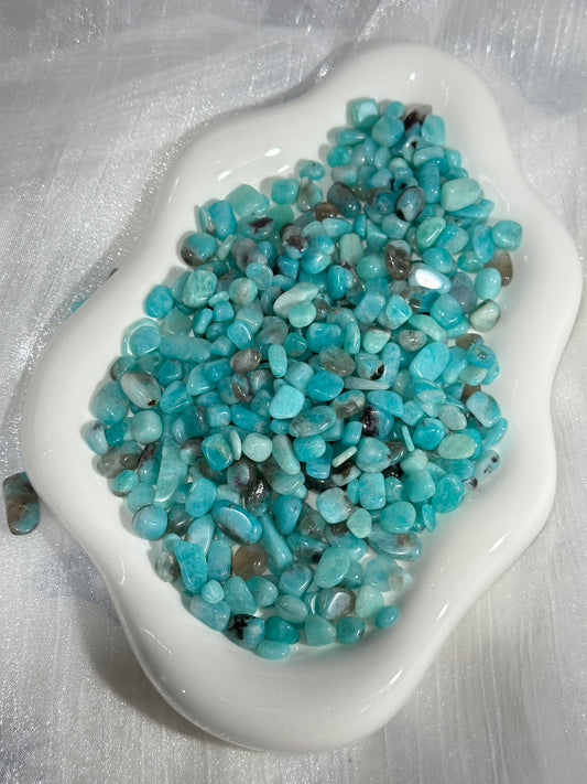 Amazonite crystal crushed stone