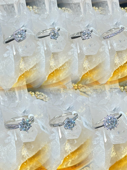 Moissanite S925 Silver Ring