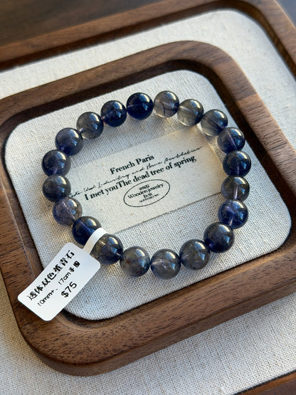 Transparent two-color cordierite