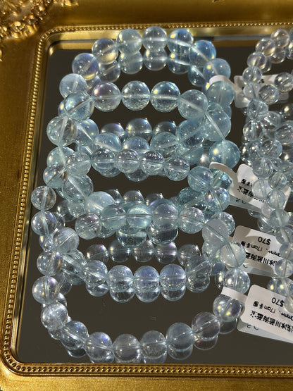 Light glacier blue aquamarine