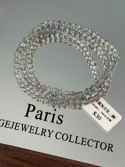 Full blue light gray moonlight three circles