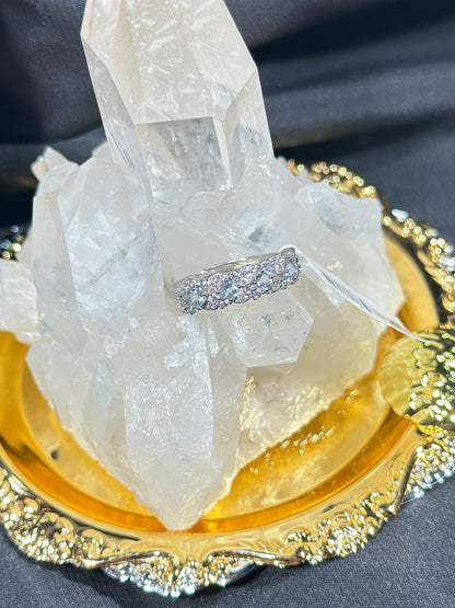Aquamarine S925 silver ring-1