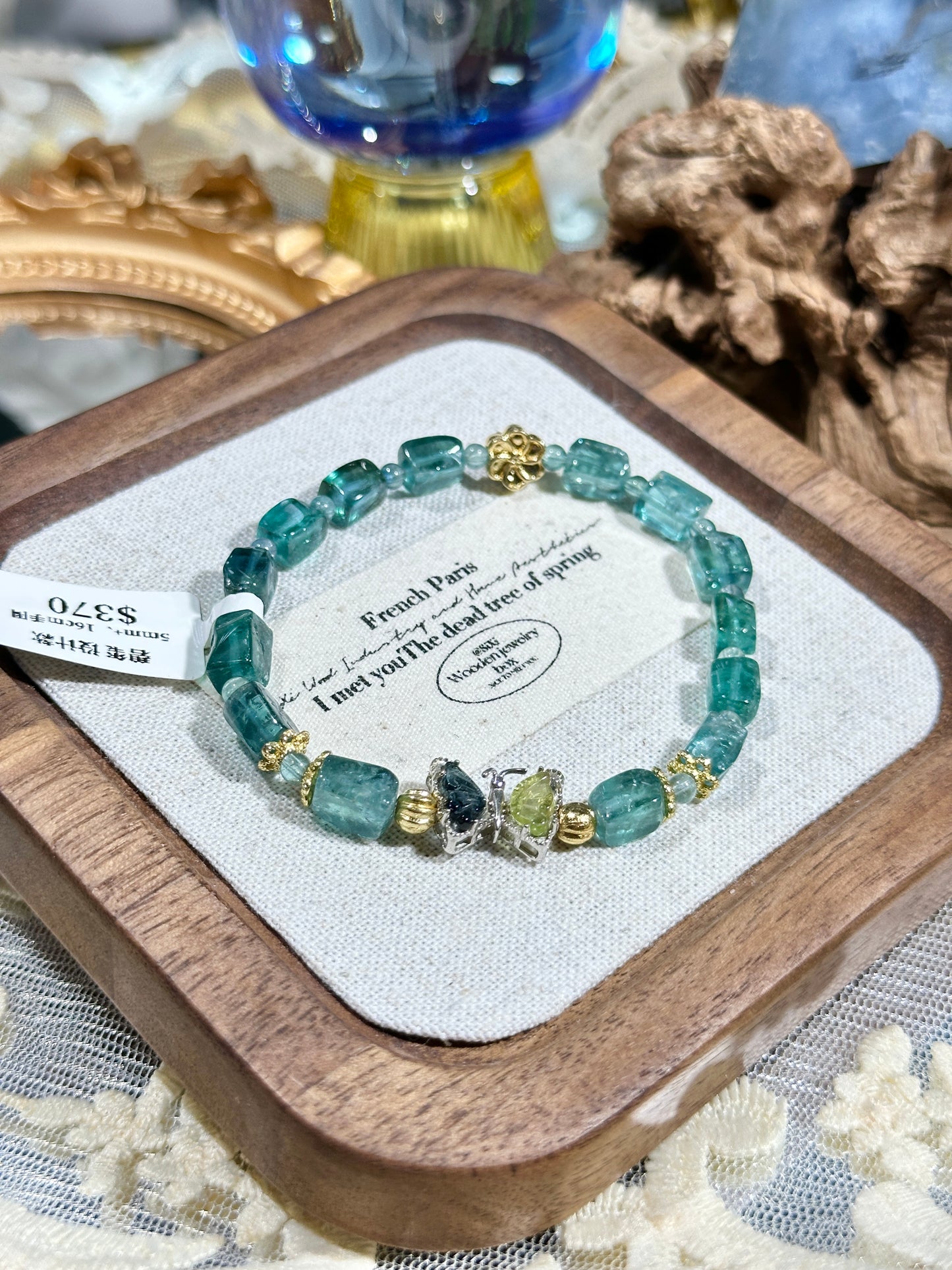 Free-Shaped Sugar Cube Full Blue Tourmaline