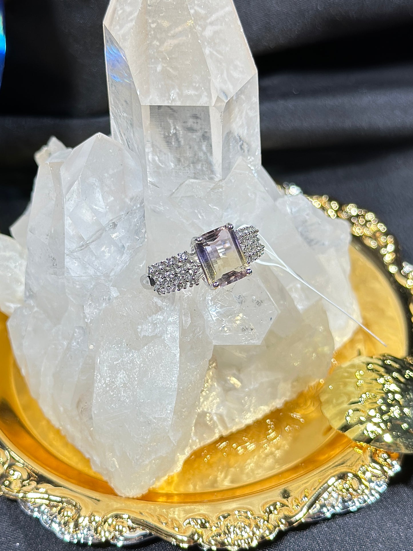 Ametrine S925 Silver Ring