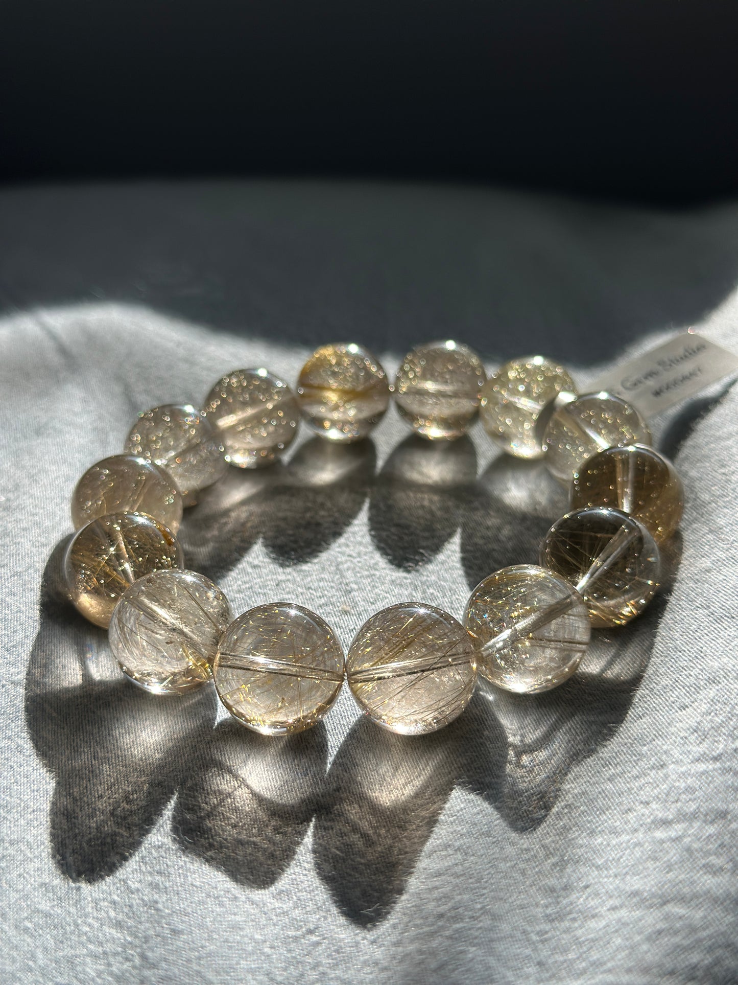 Transparent Golden Rutilated Quartz