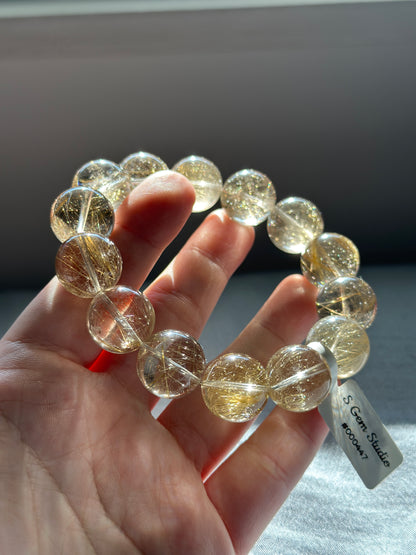 Transparent Golden Rutilated Quartz