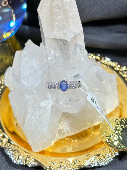 Sapphire S925 silver ring-1