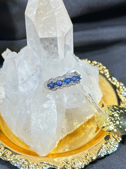 Sapphire S925 silver ring-1