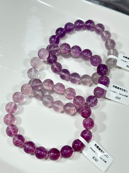 粉紫渐变色萤石