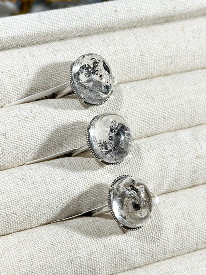 Black Shining S925 Silver Ring