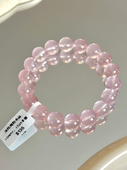 冰玫瑰粉水晶