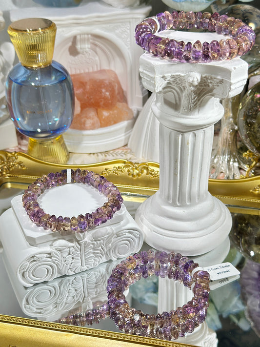 Ametrine diamond cut