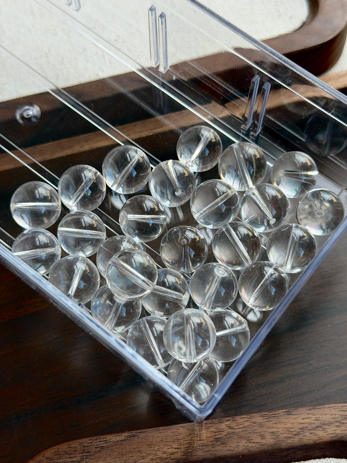 净体白水晶单珠