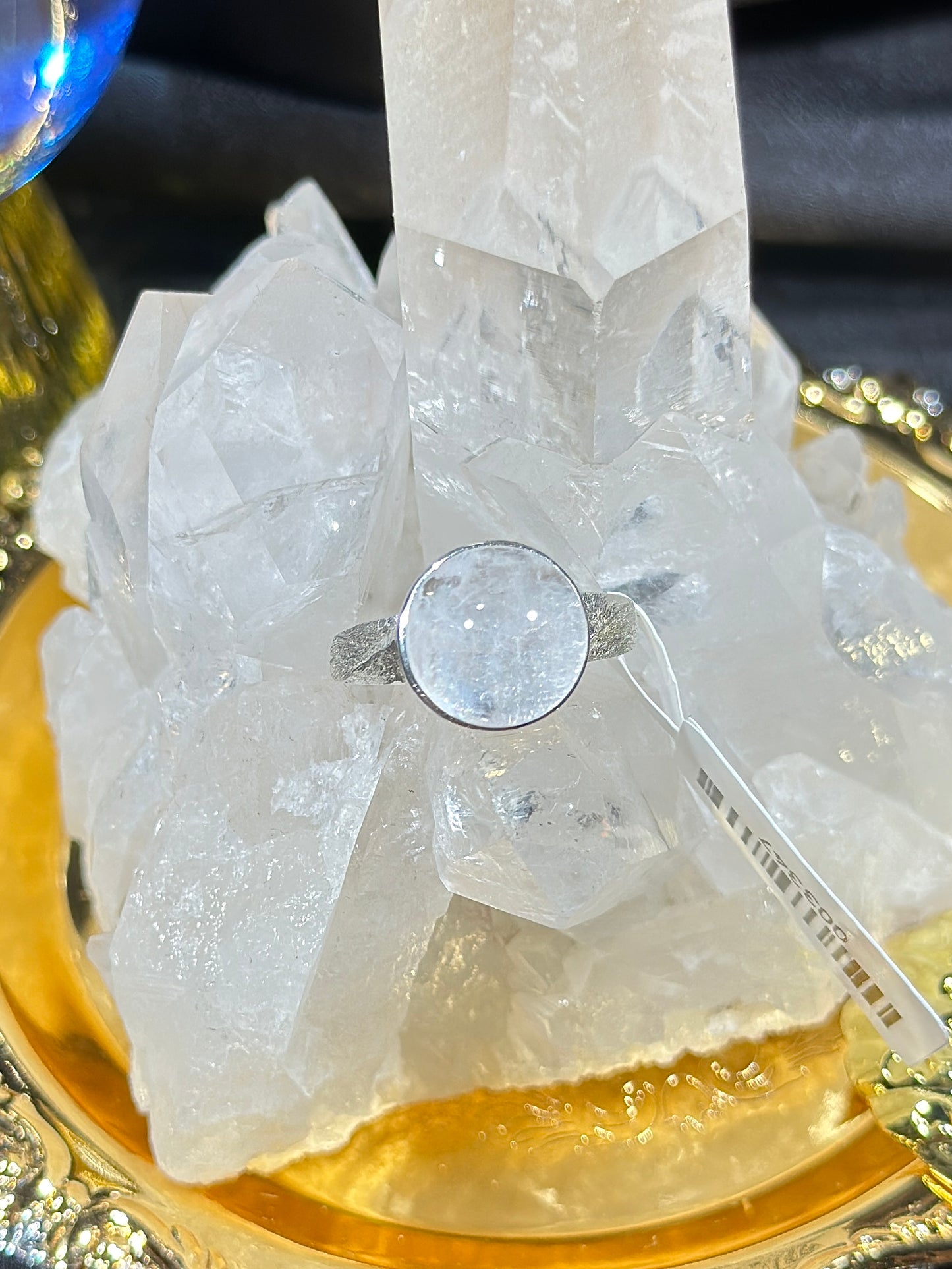 Colorful White Ghost S925 Silver Ring