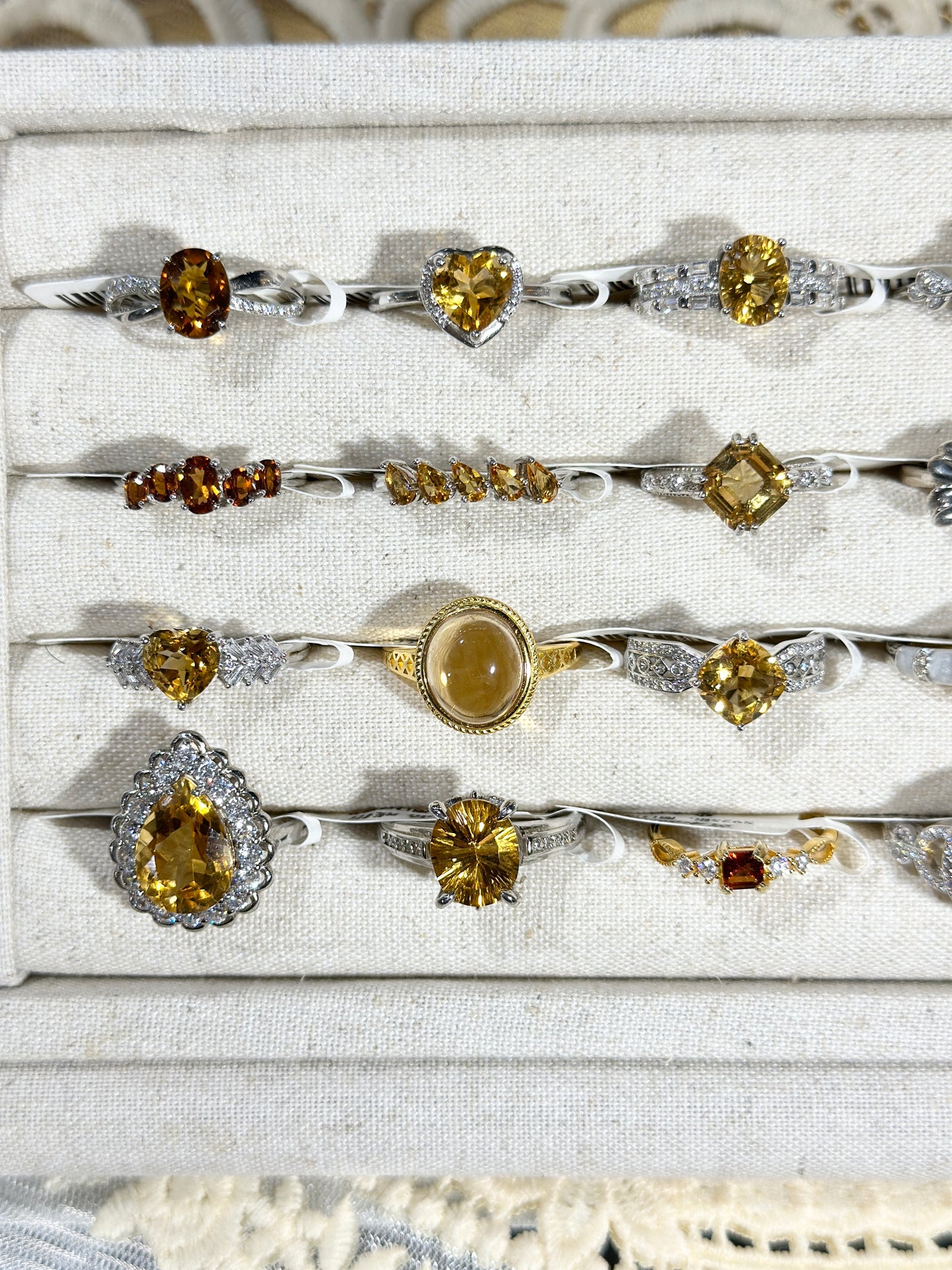 Citrine Ring S925 Silver