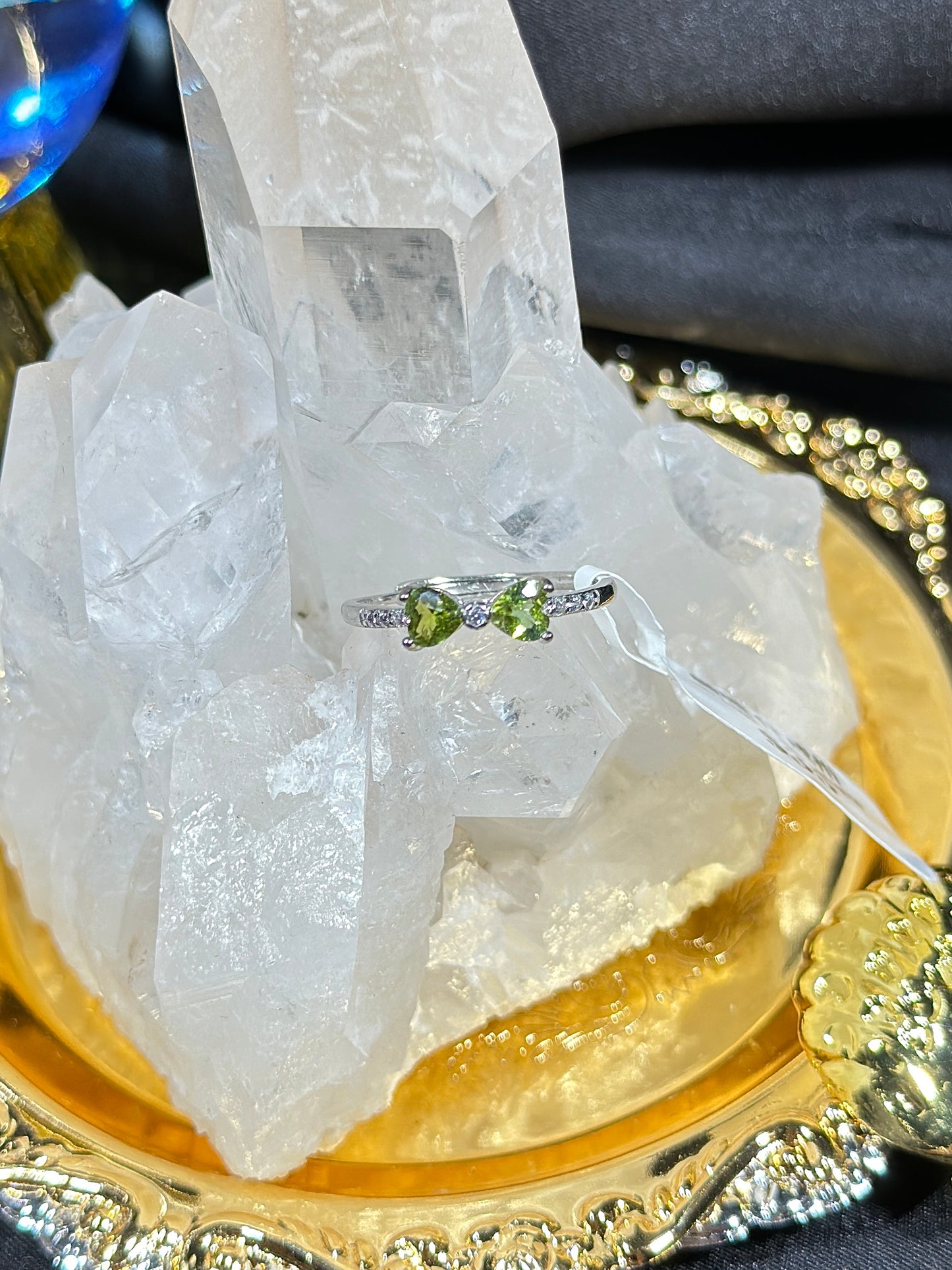 Peridot S925 silver ring-1