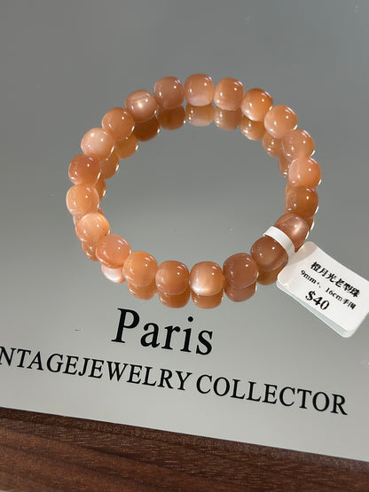 Orange Moonlight Old Style Beads