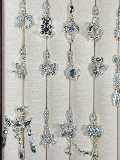 1.2 Bright silver running ring drip accessories