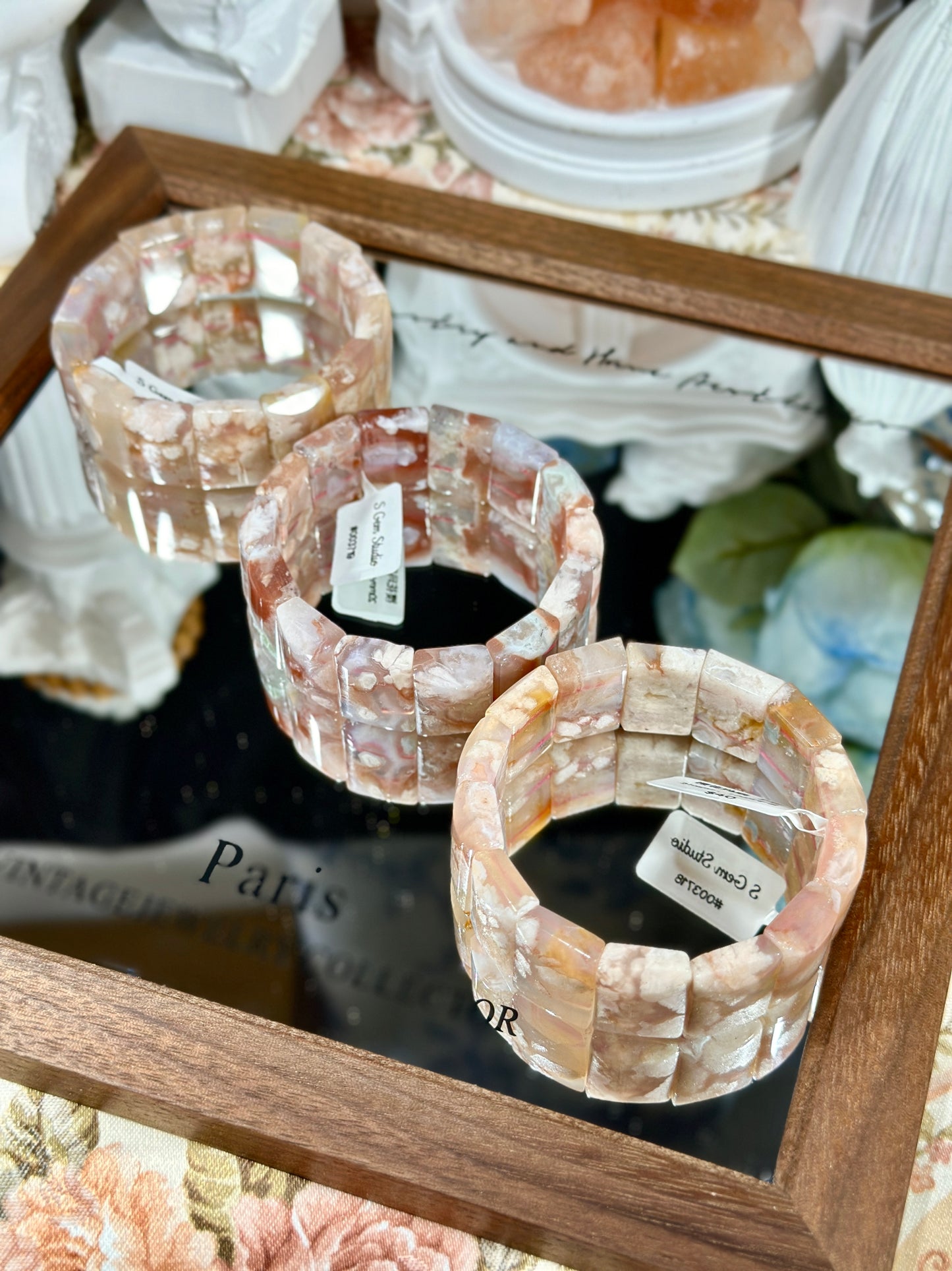 Sakura Agate Hand Card