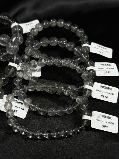 All silver black silver titanium