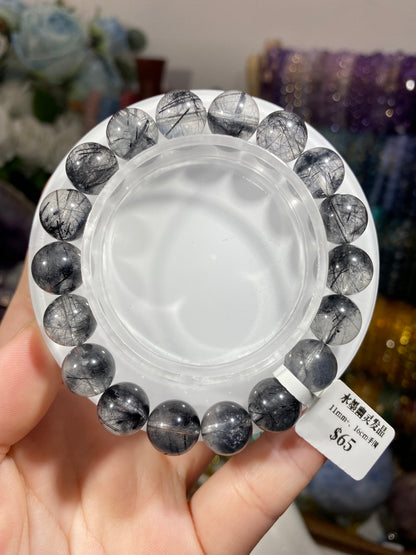 Ink style ghost hair crystal