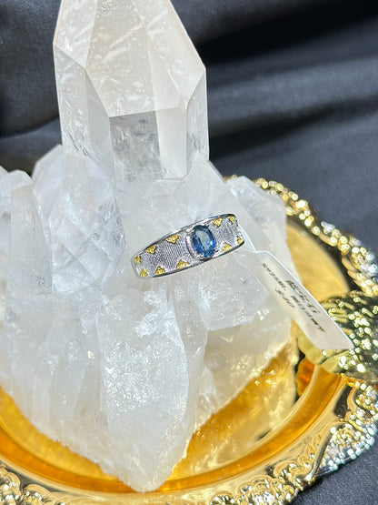 Sapphire S925 silver ring-2