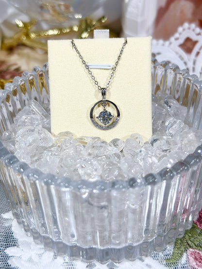Moissanite necklace S925 silver