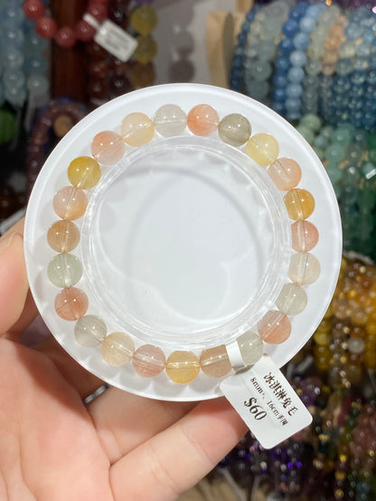 Ice cream colored rabbit fur