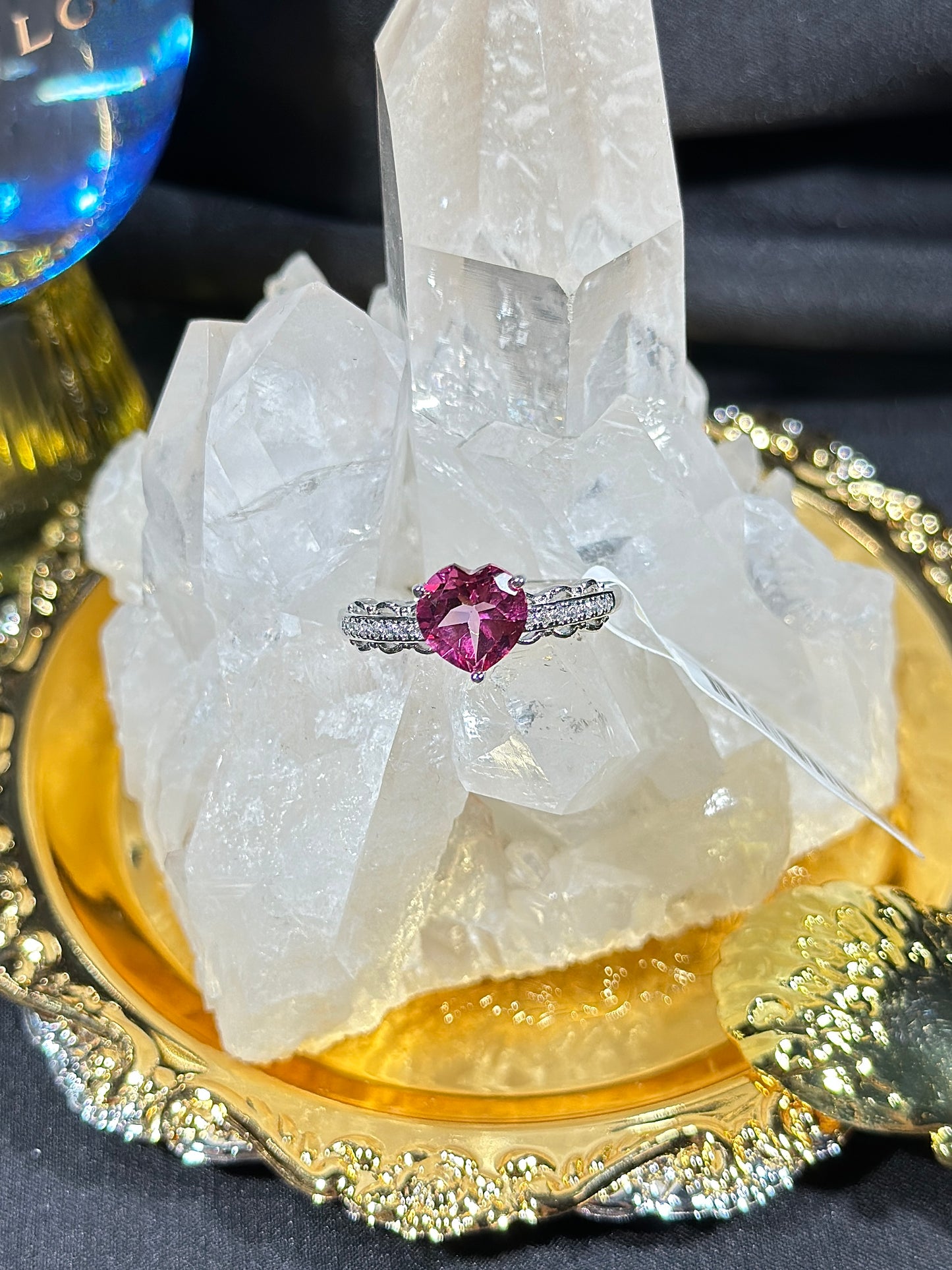 Pink Topaz S925 Silver Ring